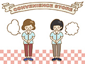 コンビニA-女性店員2