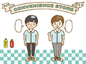 コンビニA-男性店員1