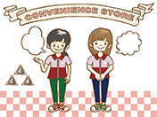 コンビニB-女性店員1