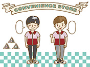 コンビニB-男性店員1