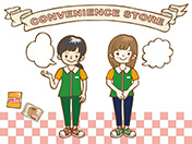 コンビニC-女性店員1