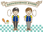 コンビニD-男性店員1