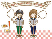 コンビニE-女性店員1