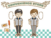 コンビニE-男性店員1