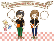 コンビニF-女性店員1