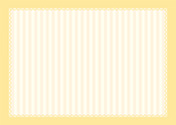 レースで囲ったストライプ（横黄色）