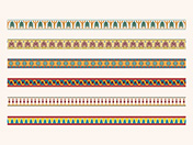 オリエンタルな罫線-2