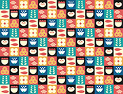 ちょっとレトロなヴィンテージ背景-2