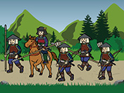 戦国時代の行軍-1