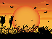 戦場のイラスト-1