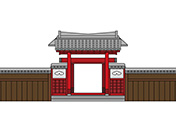 山門のイラスト