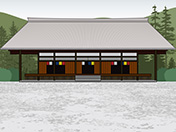 寺院のイラスト